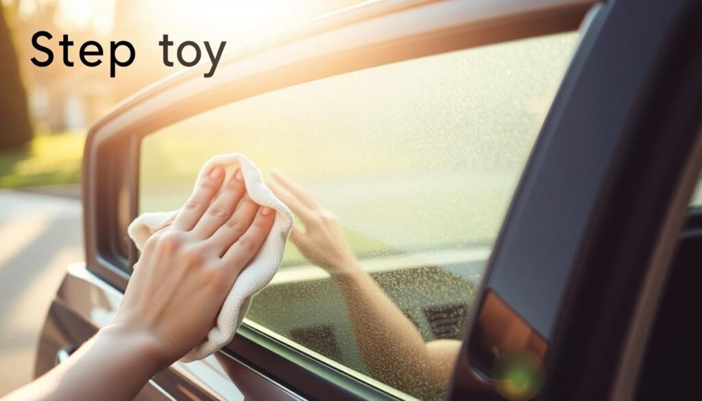 Passo a passo para limpar os vidros do carro