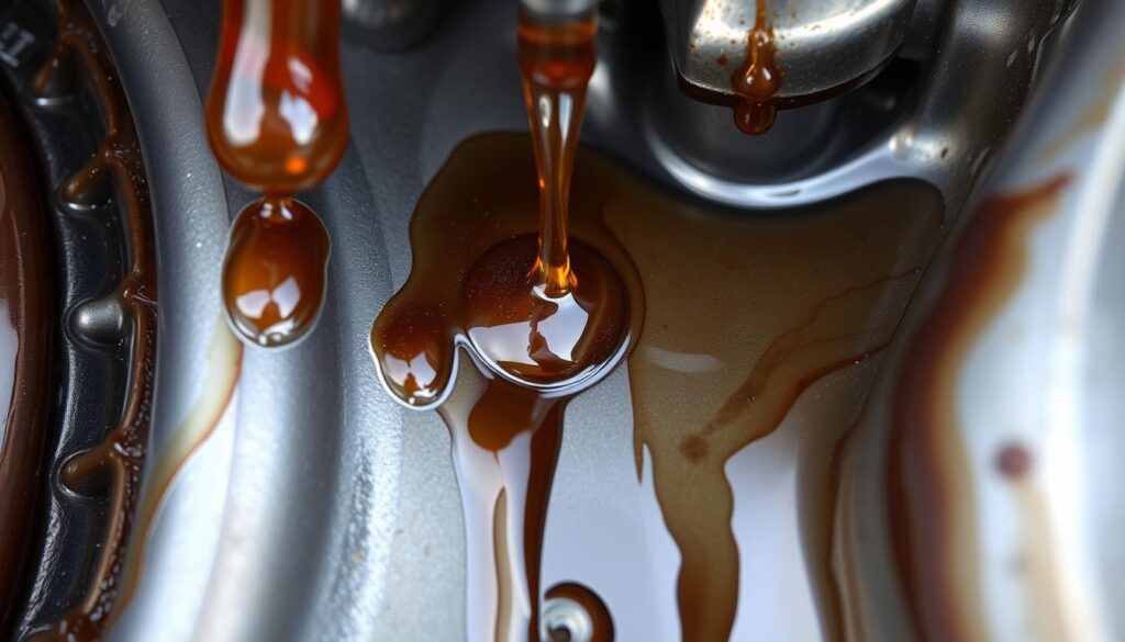 desgaste do óleo do câmbio