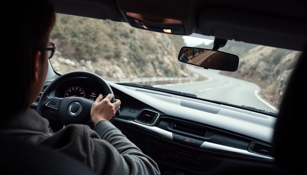 teste de rodagem de carro usado